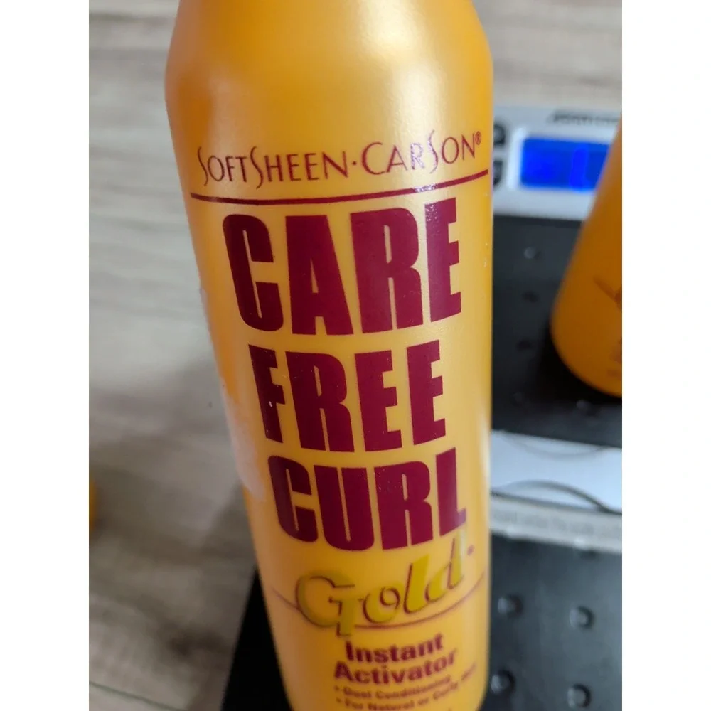 SoftSheen Carson Care Free Curl Gold Hair Instant Activator 8 fl oz New